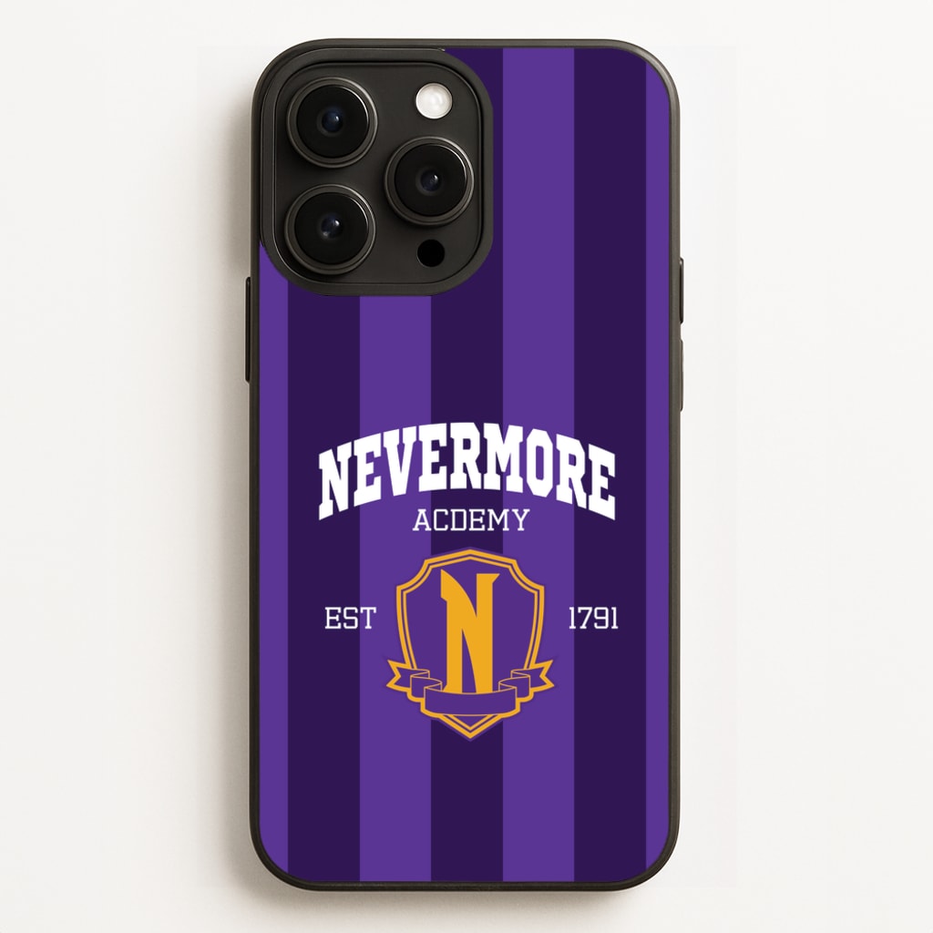 Addams Academy Purple - Wednesday Phone Case for iPhone 12 Pro Max
