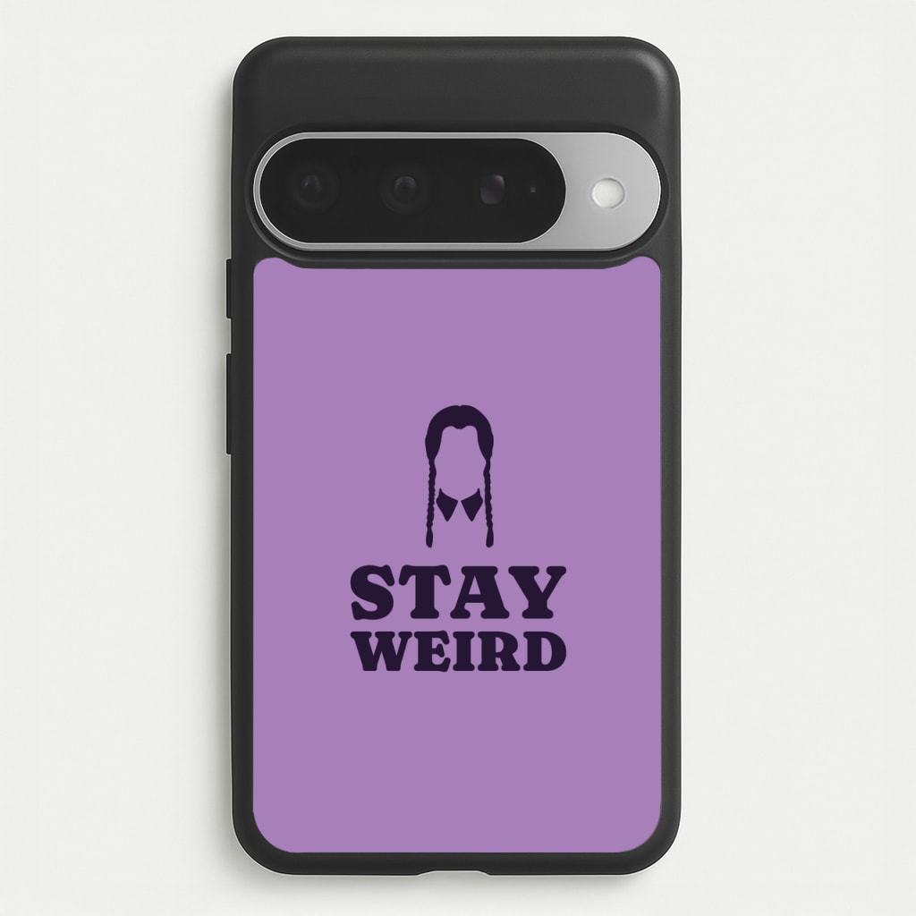 Stay Weird Purple Phone Case for Google Pixel 10 Pro XL