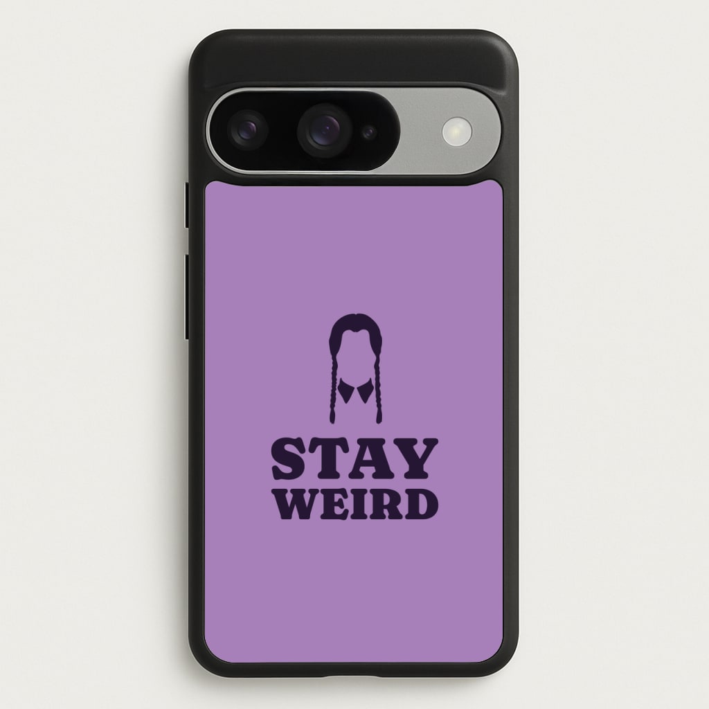 Stay Weird Purple Phone Case for Google Pixel 10 / 10 Pro