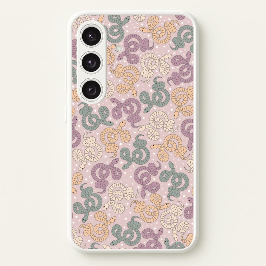 Snakes And Stars - Western - Western Phone Case for Galaxy S25