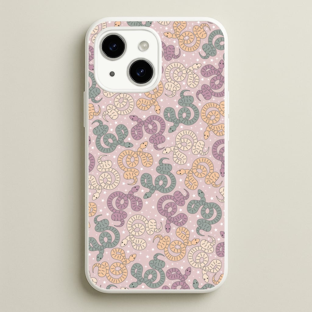 Snakes And Stars - Western - Western Phone Case for iPhone 14