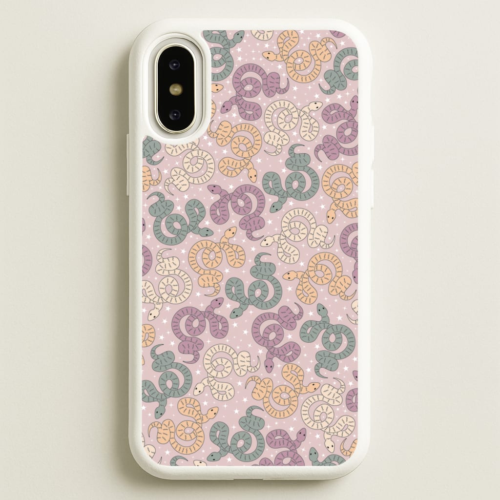 Snakes And Stars - Western - Western Phone Case for iPhone X / XS