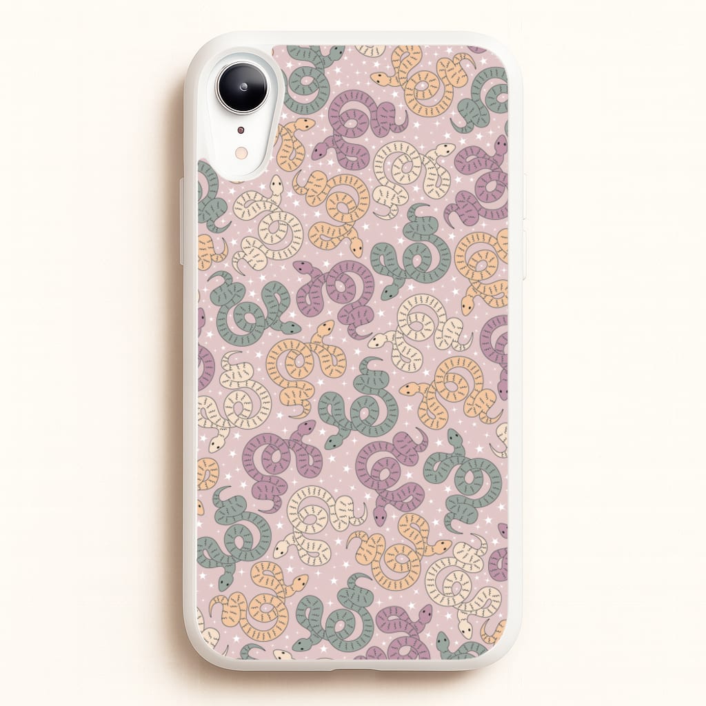 Snakes And Stars - Western - Western Phone Case for iPhone XR