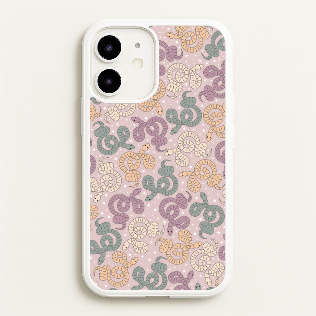 Snakes And Stars - Western - Western Phone Case for iPhone 12 Mini