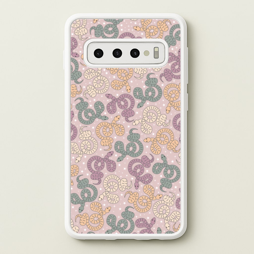 Snakes And Stars - Western - Western Phone Case for Galaxy S10