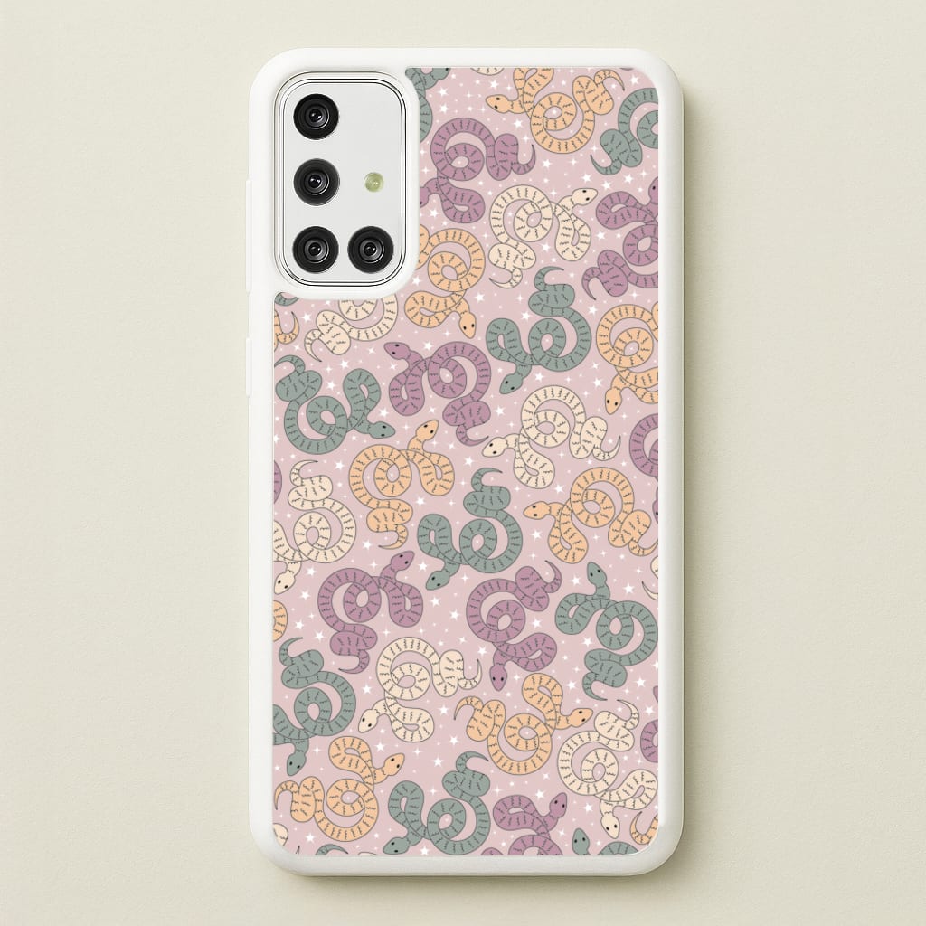 Snakes And Stars - Western - Western Phone Case for Galaxy A71
