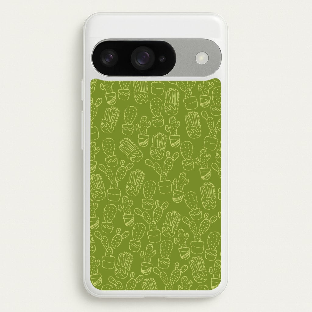 Green And Yellow Cacti - Western Phone Case for Google Pixel 10 / 10 Pro