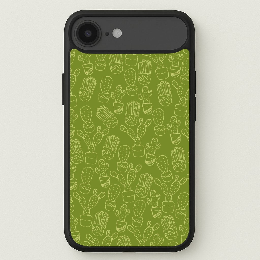 Green And Yellow Cacti - Western Phone Case for iPhone 17 Air