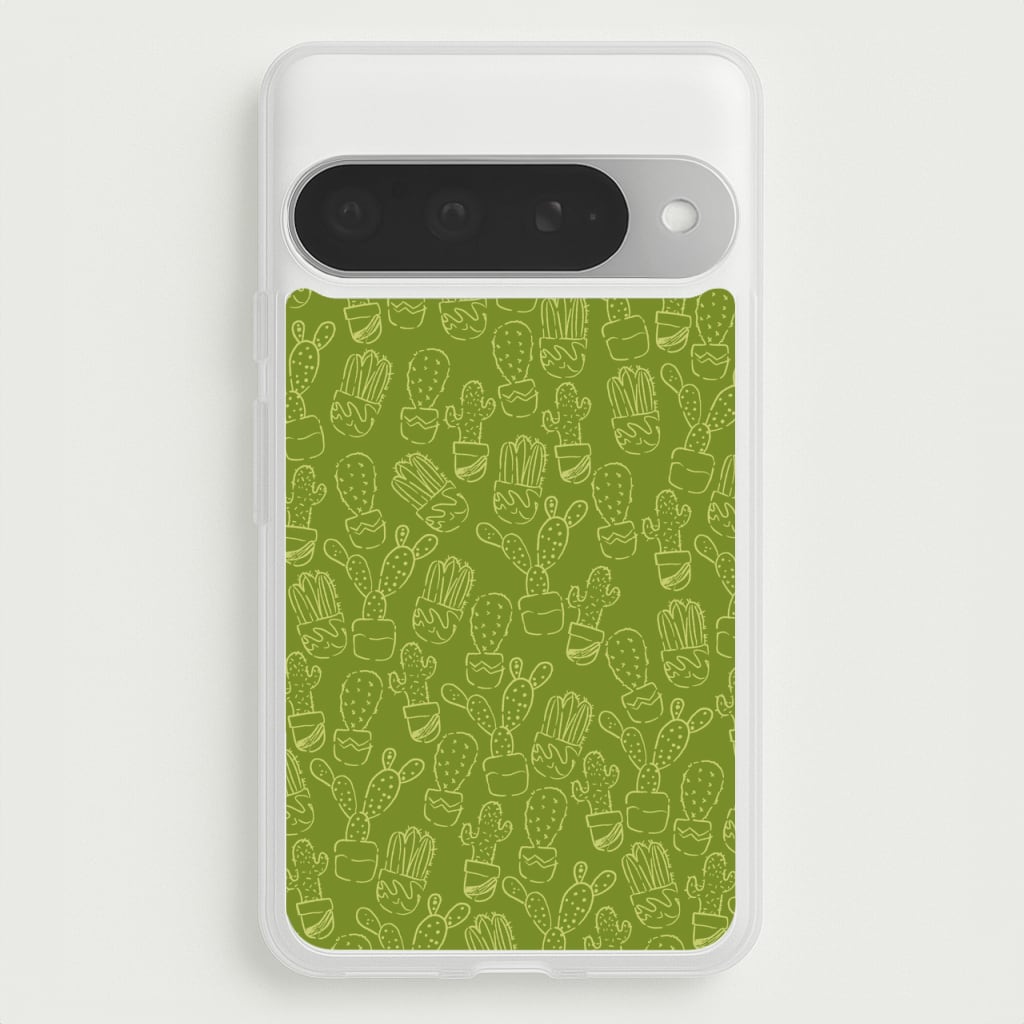 Green And Yellow Cacti - Western Phone Case for Google Pixel 10 Pro XL