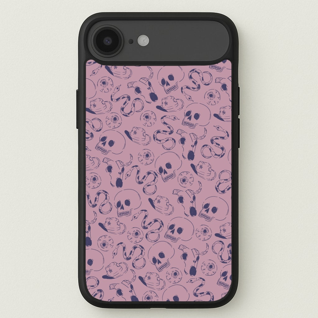 Purple Snakes And Skulls - Western Phone Case for iPhone 17 Air