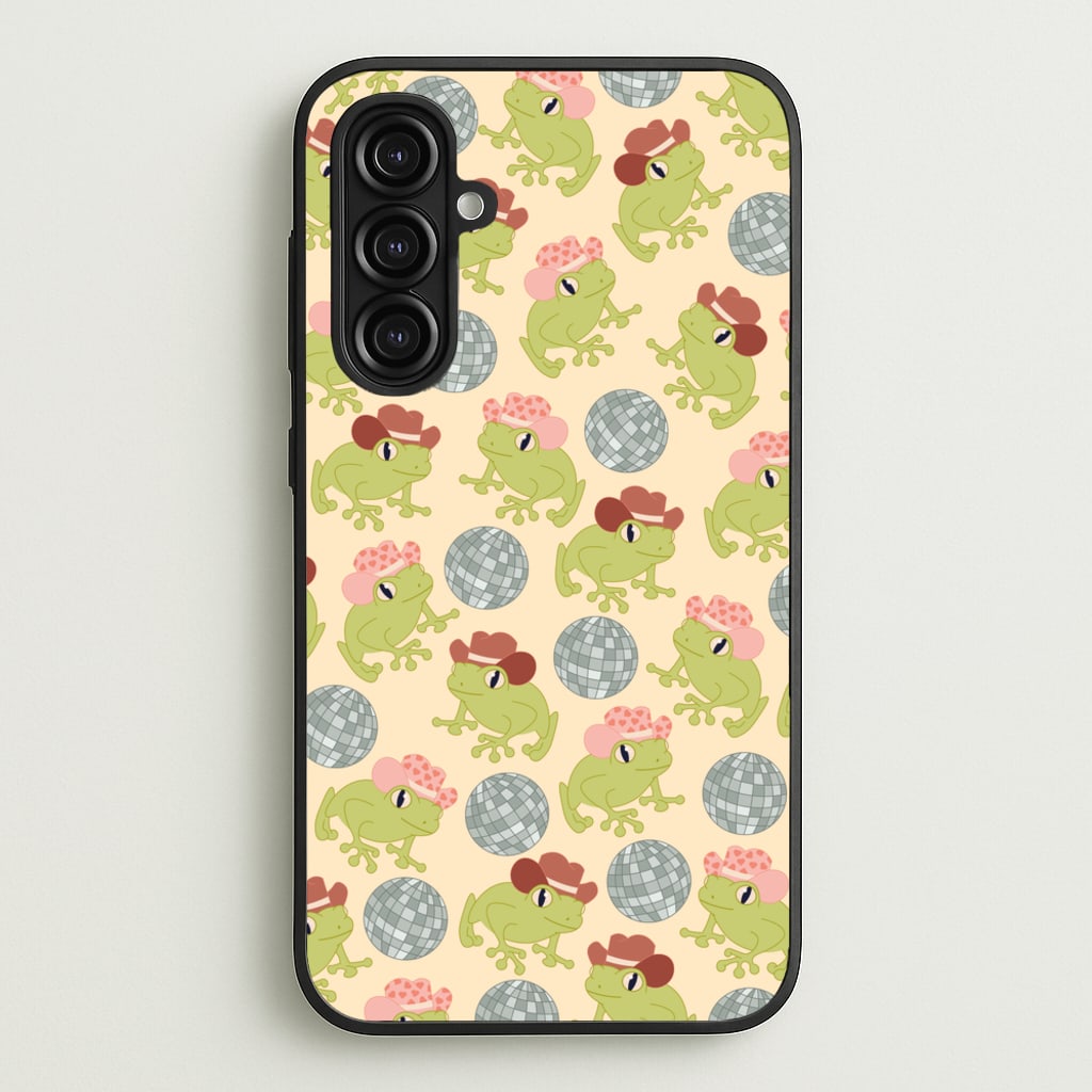 Frogs With Cowboy Hats - Western - Western Phone Case for Galaxy A16