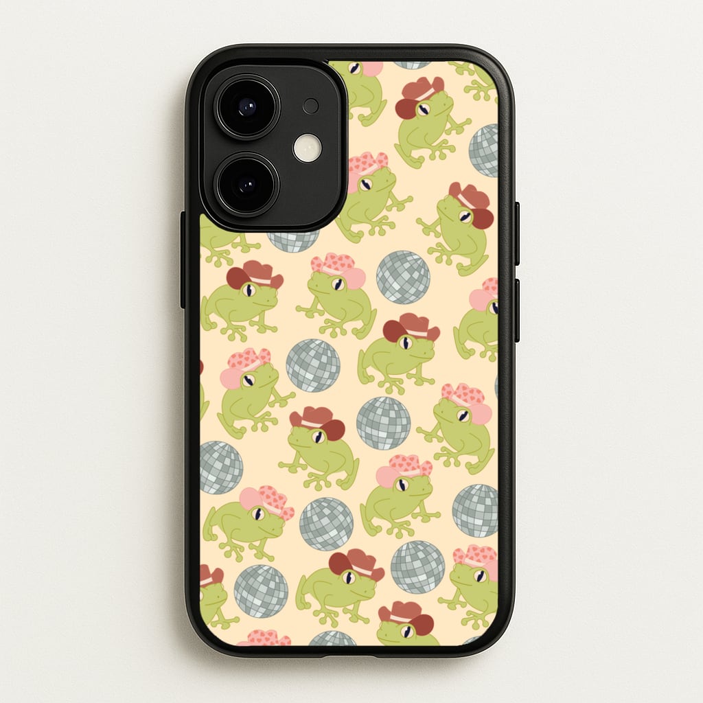 Frogs With Cowboy Hats - Western - Western Phone Case for iPhone 12 Mini
