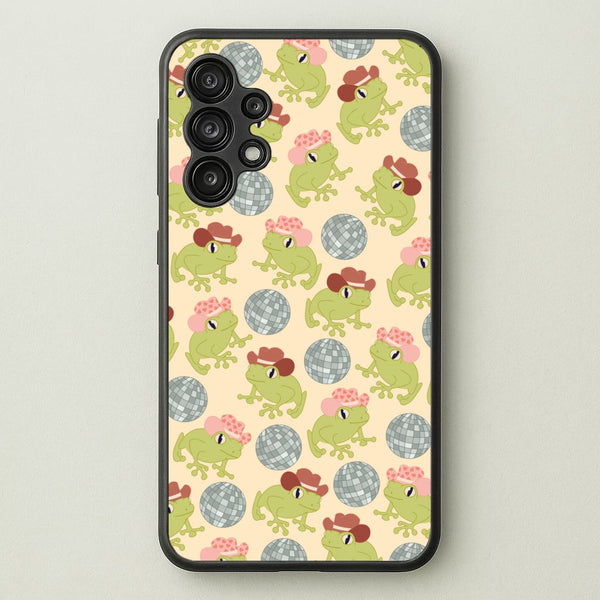 Frogs With Cowboy Hats - Western - Western Phone Case for Galaxy A13