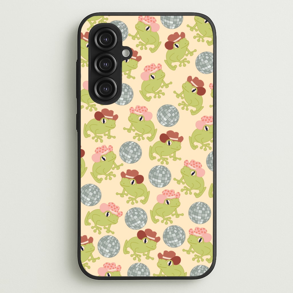 Frogs With Cowboy Hats - Western - Western Phone Case for Galaxy S23FE