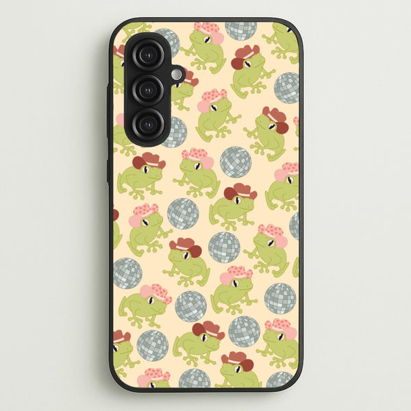 Frogs With Cowboy Hats - Western - Western Phone Case for Galaxy S23FE