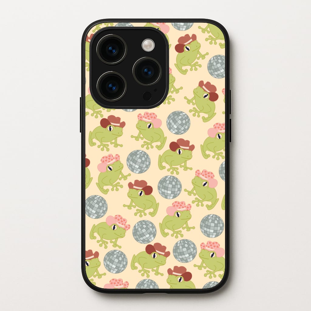Frogs With Cowboy Hats - Western - Western Phone Case for iPhone 15 Pro Max