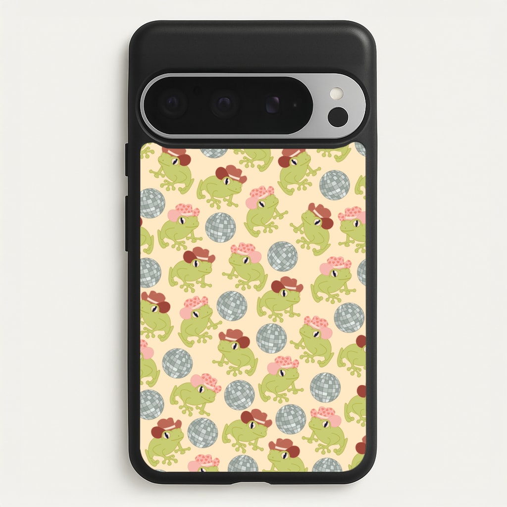Frogs With Cowboy Hats - Western - Western Phone Case for Google Pixel 9 Pro XL
