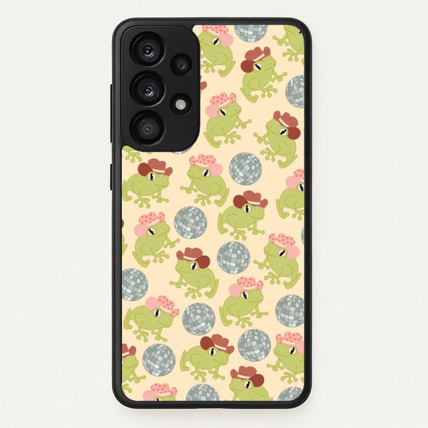 Frogs With Cowboy Hats - Western - Western Phone Case for Galaxy A33