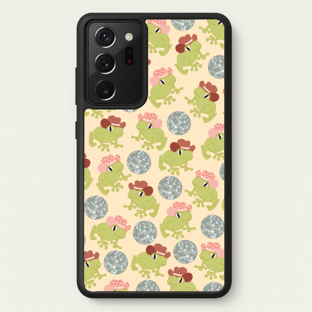 Frogs With Cowboy Hats - Western - Western Phone Case for Galaxy Note 20 Ultra