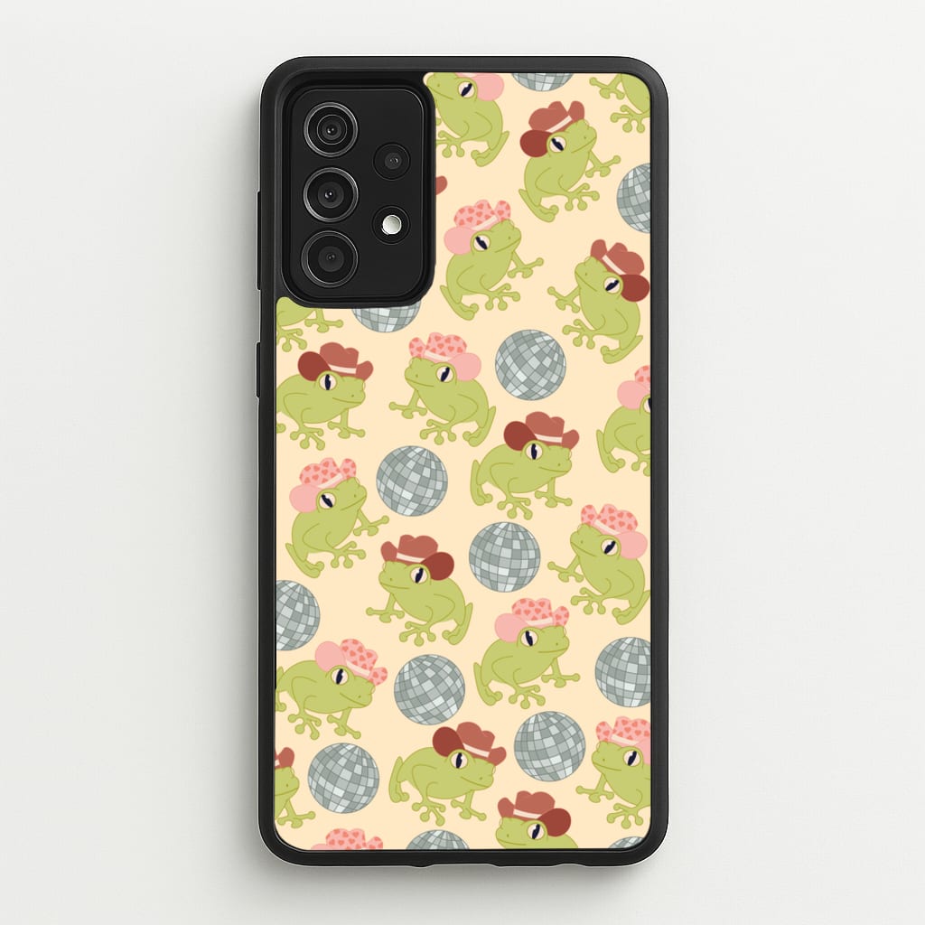Frogs With Cowboy Hats - Western - Western Phone Case for Galaxy A52 / A52s