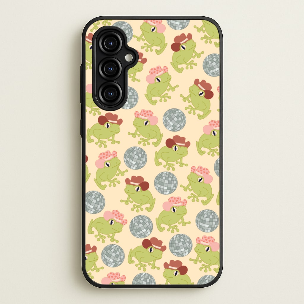 Frogs With Cowboy Hats - Western - Western Phone Case for Galaxy A54