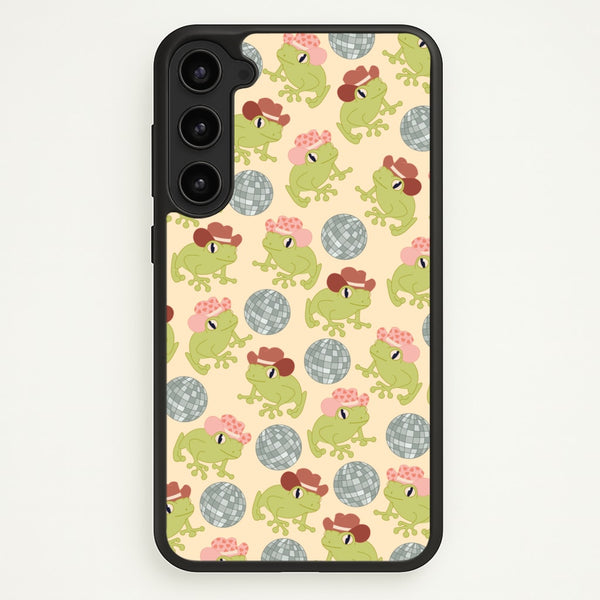 Frogs With Cowboy Hats - Western - Western Phone Case for Galaxy S23 Plus