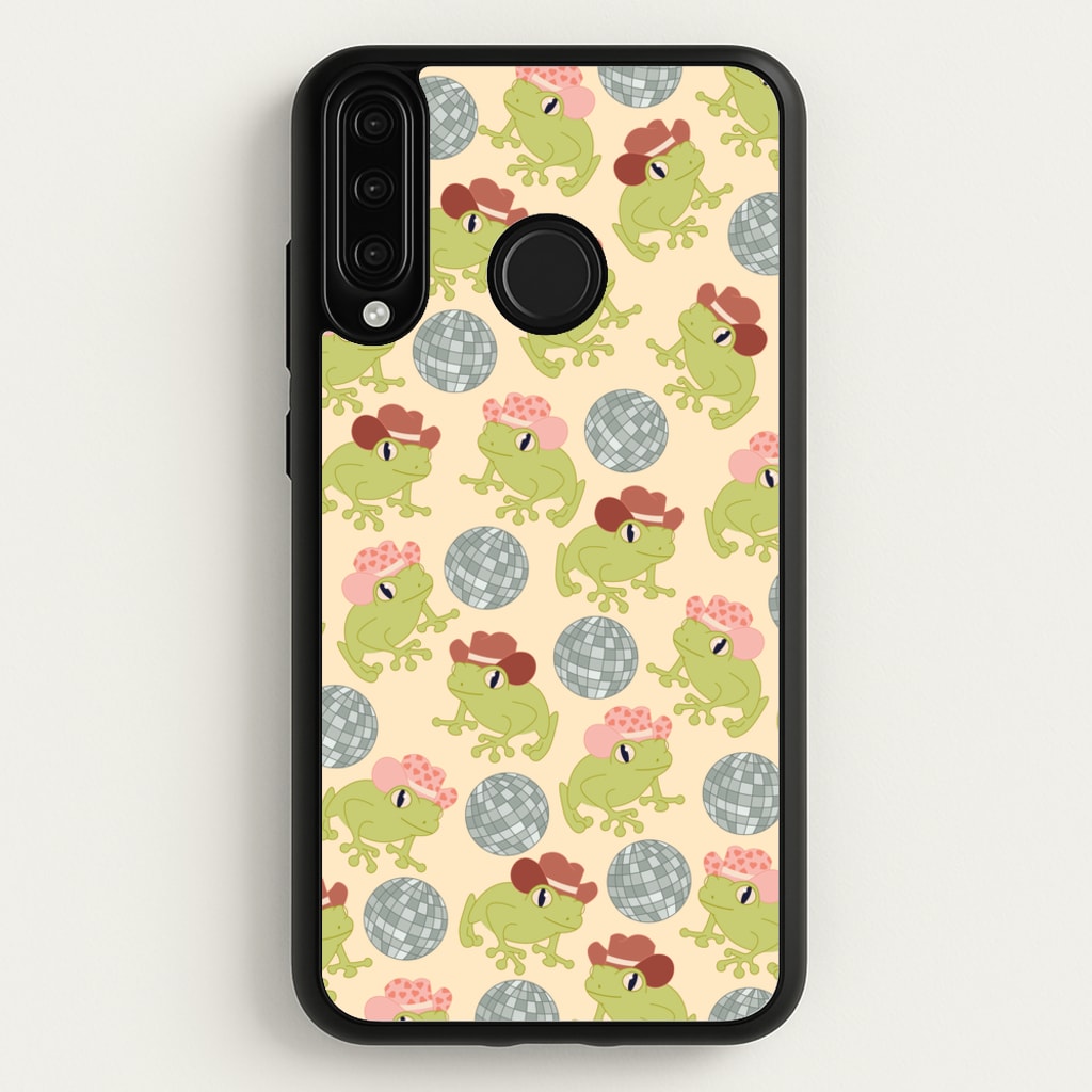 Frogs With Cowboy Hats - Western - Western Phone Case for Huawei P30 Lite