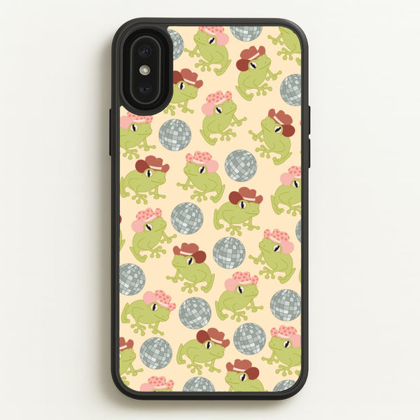 Frogs With Cowboy Hats - Western - Western Phone Case for iPhone XS Max