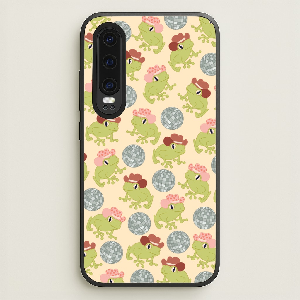 Frogs With Cowboy Hats - Western - Western Phone Case for Huawei P30