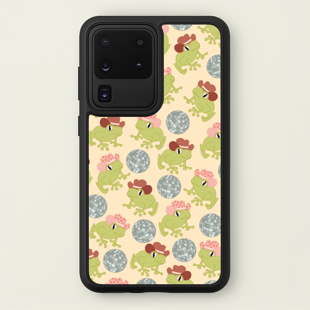 Frogs With Cowboy Hats - Western - Western Phone Case for Galaxy S20 Ultra