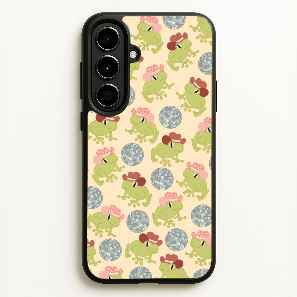 Frogs With Cowboy Hats - Western - Western Phone Case for Galaxy A56