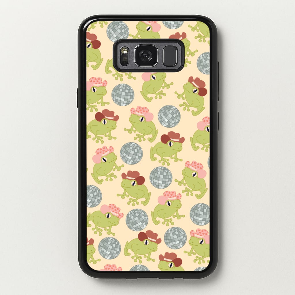 Frogs With Cowboy Hats - Western - Western Phone Case for Galaxy S8 Plus
