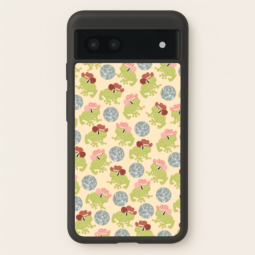 Frogs With Cowboy Hats - Western - Western Phone Case for Google Pixel 7a