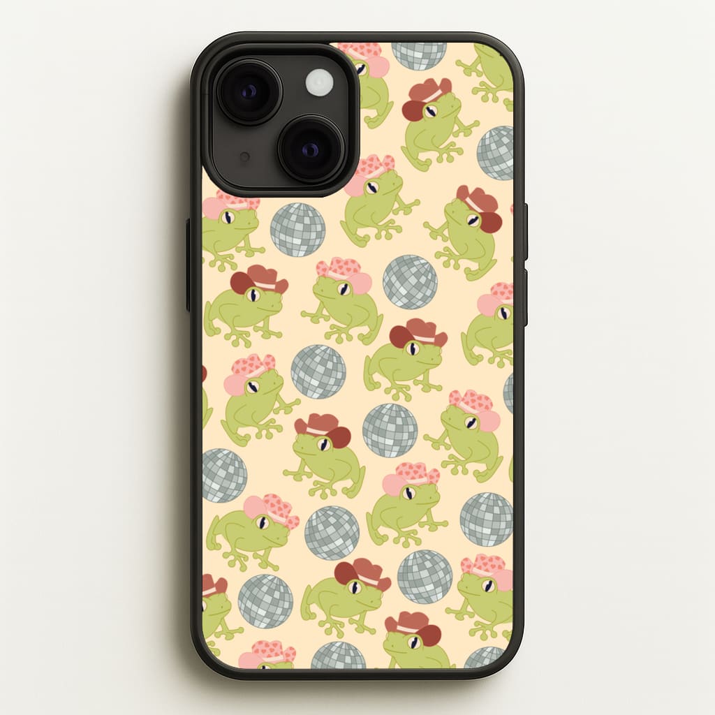 Frogs With Cowboy Hats - Western - Western Phone Case for iPhone 13 Mini