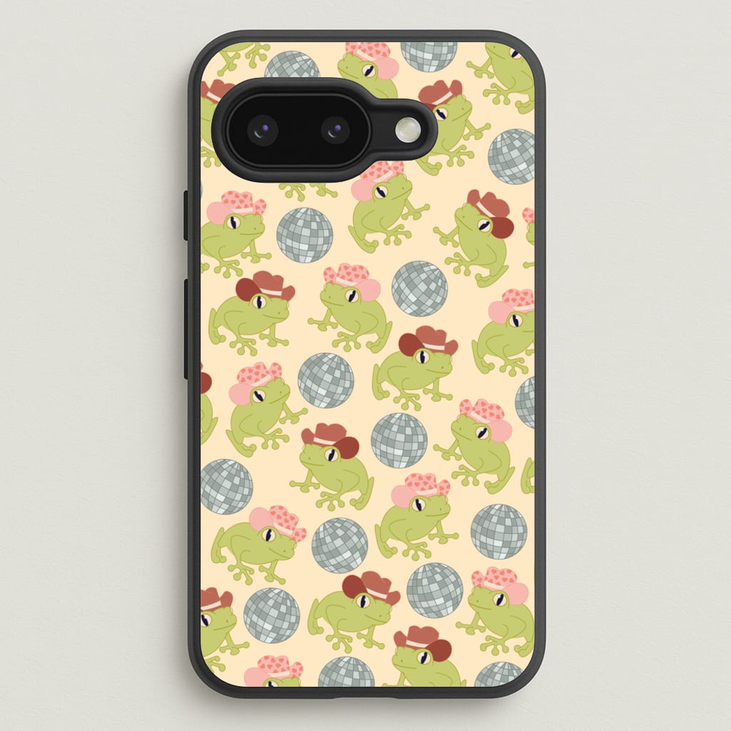 Frogs With Cowboy Hats - Western - Western Phone Case for Google Pixel 9a