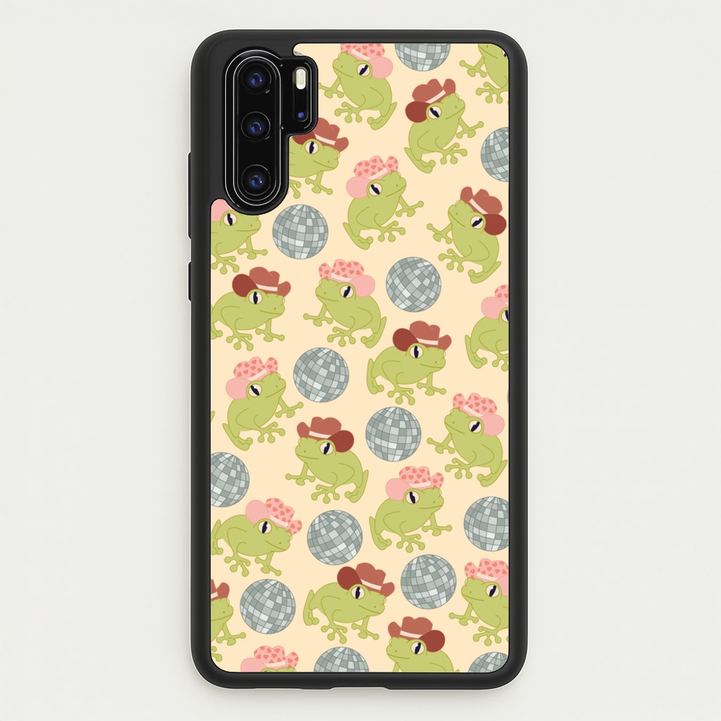 Frogs With Cowboy Hats - Western - Western Phone Case for Huawei P30 Pro