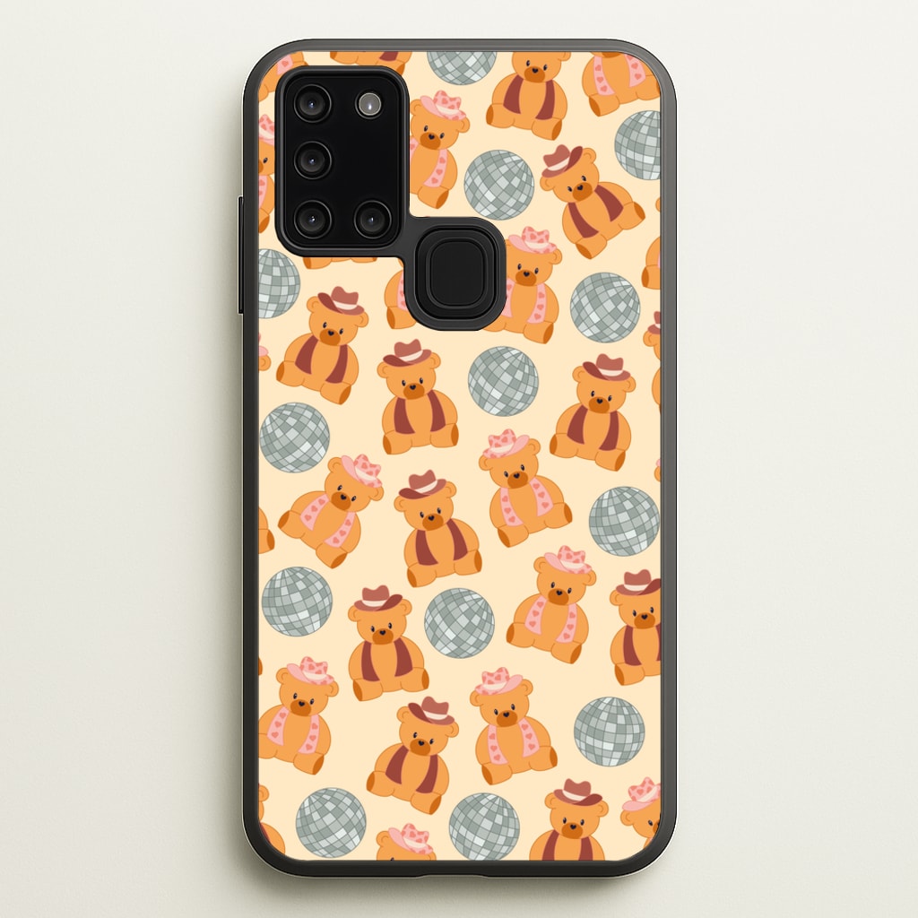 Bears With Cowboy Hats - Western - Western Phone Case for Galaxy A21s