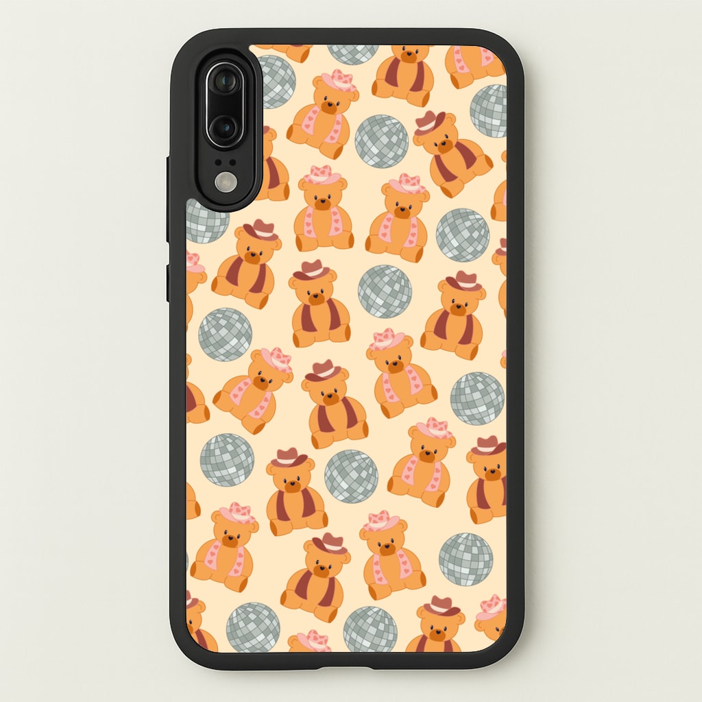 Bears With Cowboy Hats - Western - Western Phone Case for Huawei P20