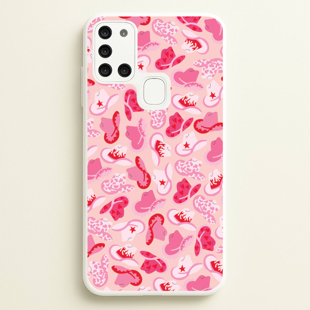 Cowboy Hats - Western - Western Phone Case for Galaxy A21s
