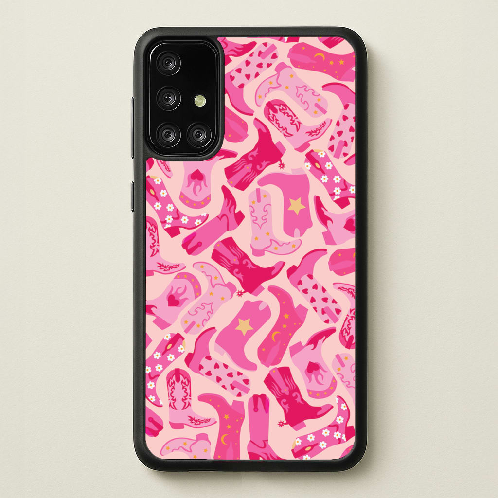 Cowboy Boots - Western - Western Phone Case for Galaxy A71