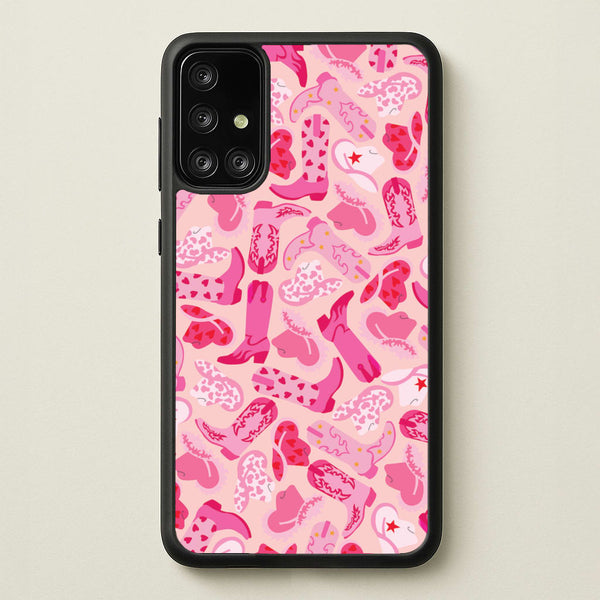 Cowboy Hats And Boots - Western - Western Phone Case for Galaxy A71
