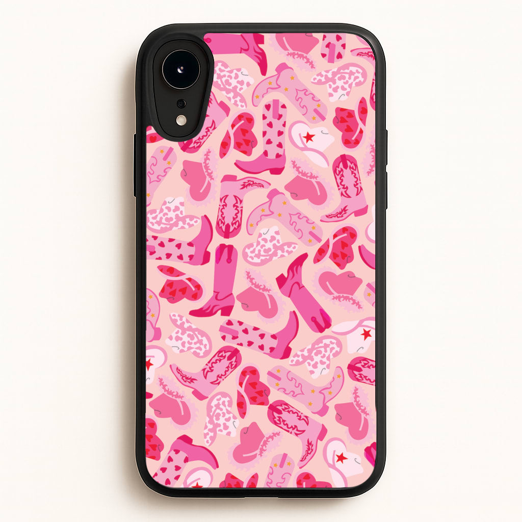 Cowboy Hats And Boots - Western - Western Phone Case for iPhone XR