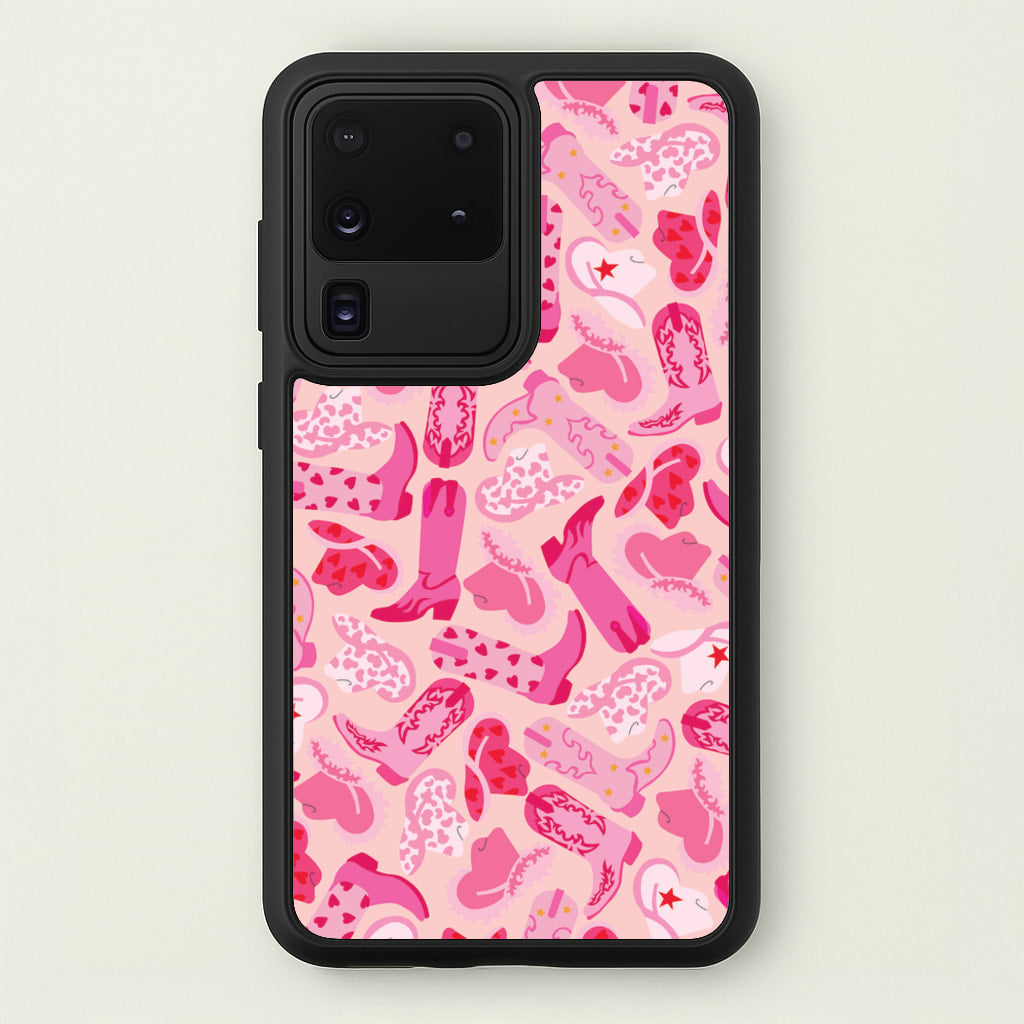 Cowboy Hats And Boots - Western - Western Phone Case for Galaxy S20 Ultra