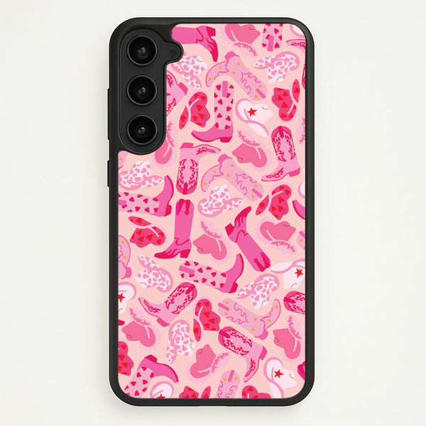 Cowboy Hats And Boots - Western - Western Phone Case for Galaxy S23 Plus
