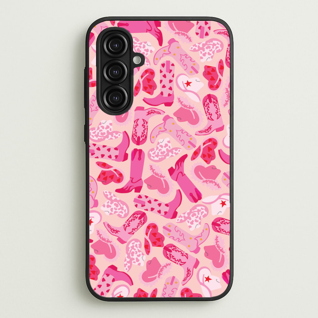 Cowboy Hats And Boots - Western - Western Phone Case for Galaxy A16