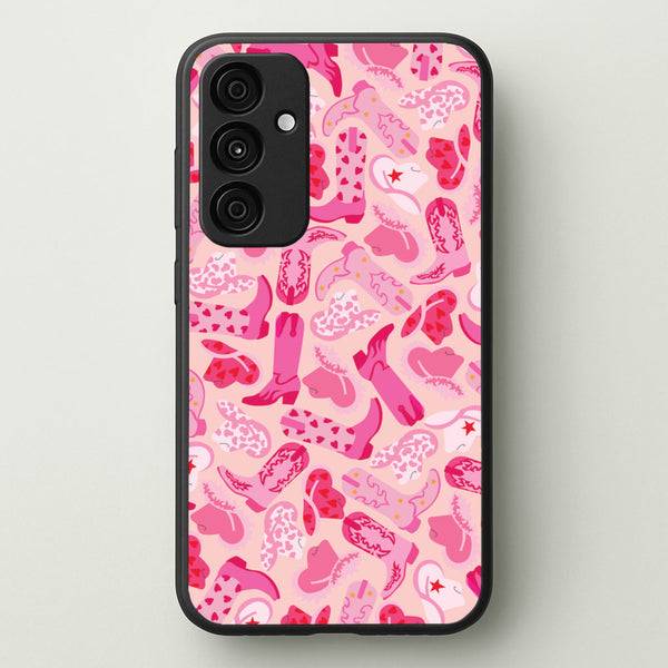 Cowboy Hats And Boots - Western - Western Phone Case for Galaxy A55