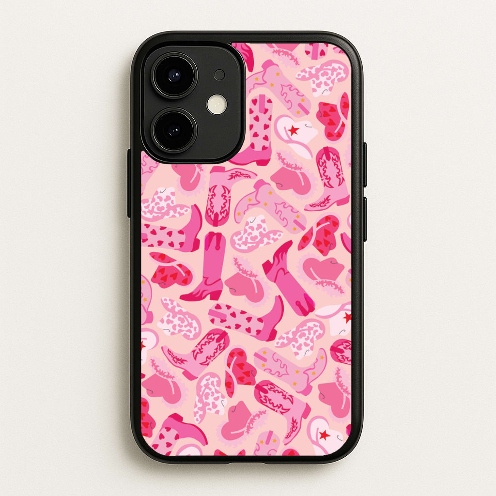 Cowboy Hats And Boots - Western - Western Phone Case for iPhone 12 Mini