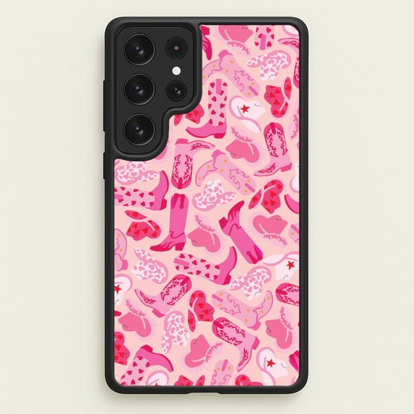 Cowboy Hats And Boots - Western - Western Phone Case for Galaxy S22 Ultra
