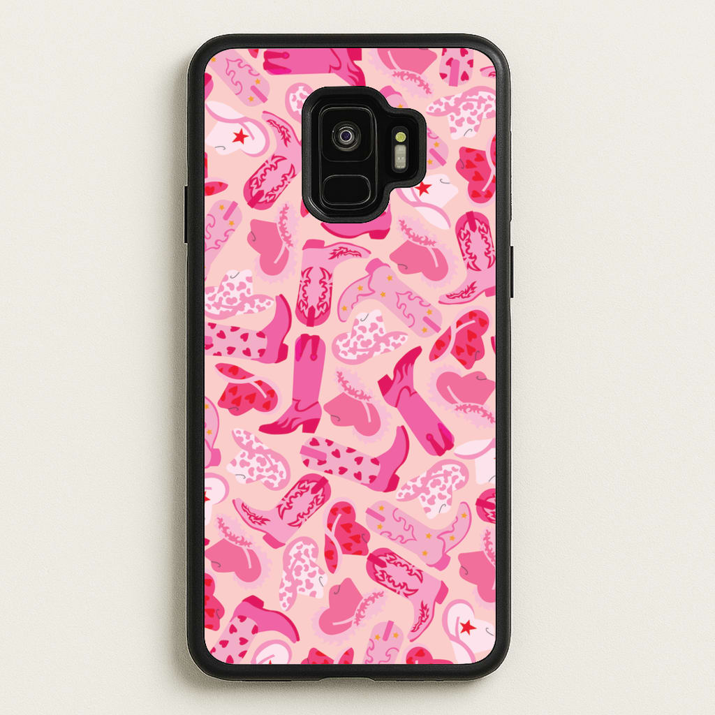 Cowboy Hats And Boots - Western - Western Phone Case for Galaxy S9