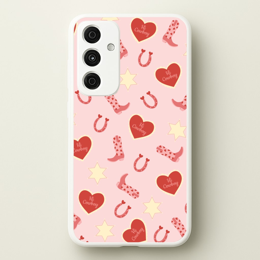 Hi Cowboy - Western - Western Phone Case for Galaxy A15